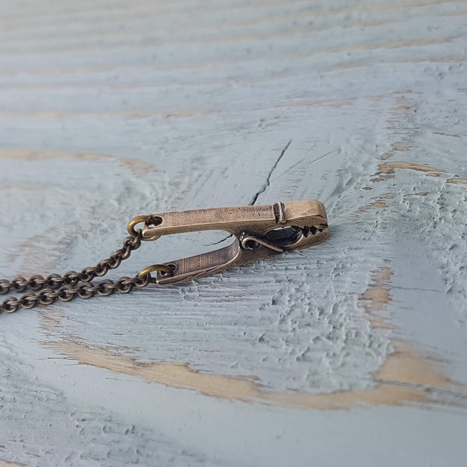 Clothes Pin Necklace - Gwen Delicious Jewelry Designs