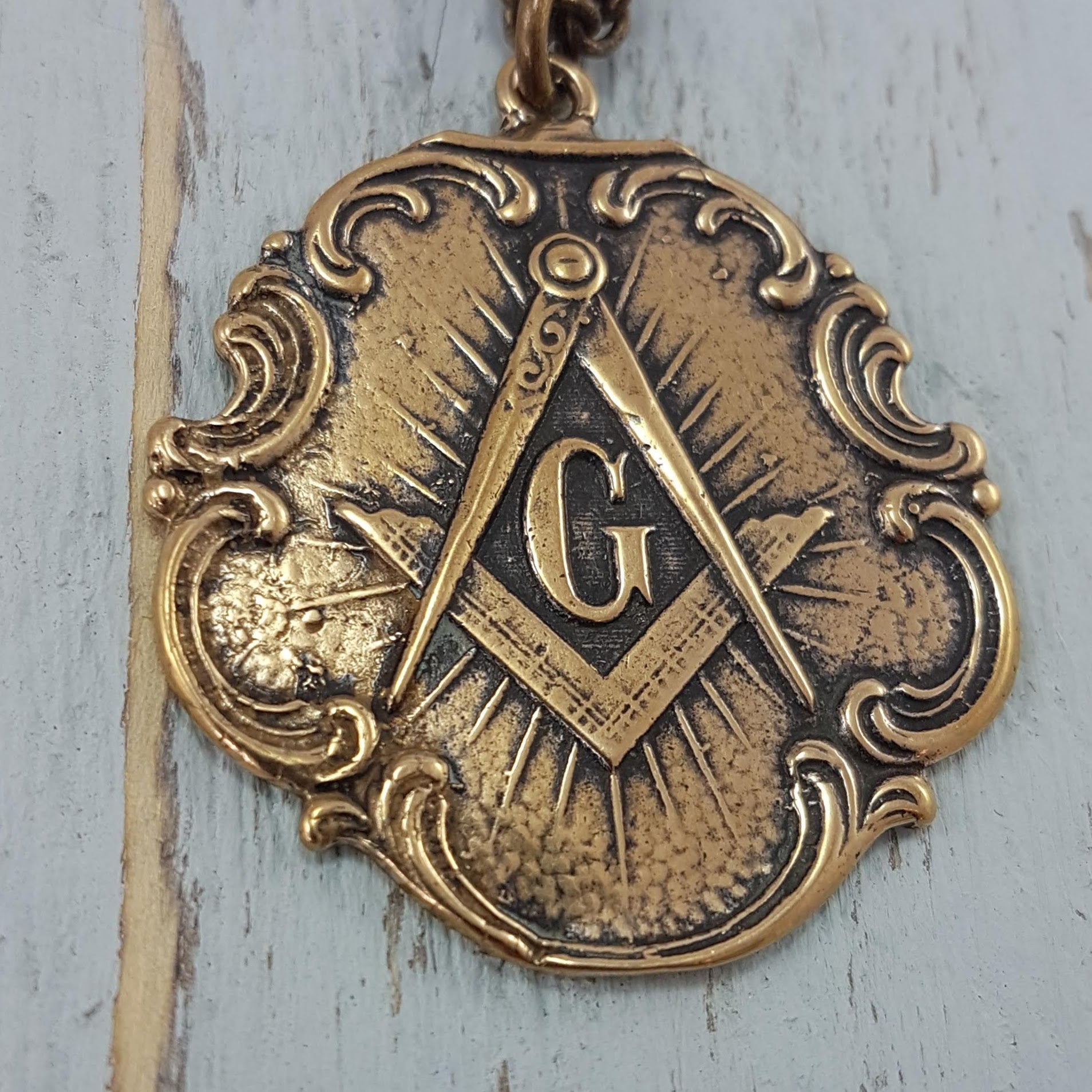 Free Mason Square and Compasses Necklace - Gwen Delicious Jewelry Designs