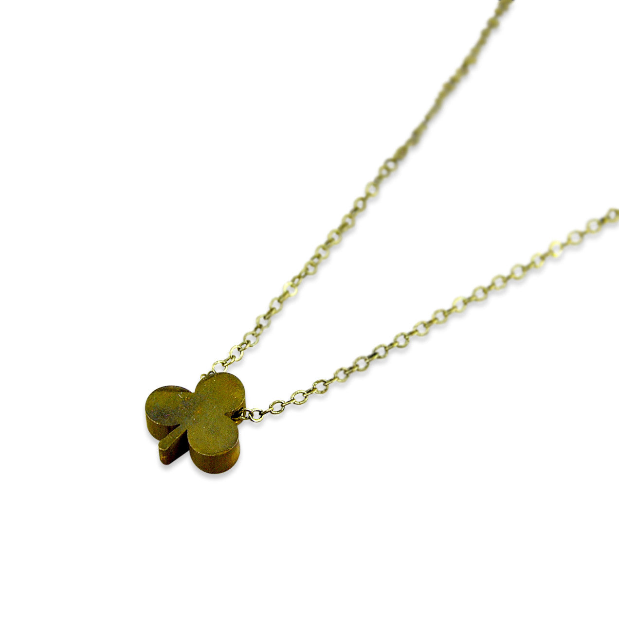 Tiny Lucky Clover Necklace - Gwen Delicious Jewelry Designs