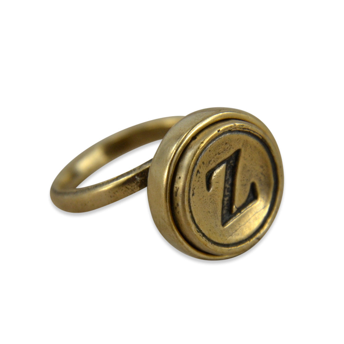 Personalized Letter Ring - Gwen Delicious Jewelry Designs