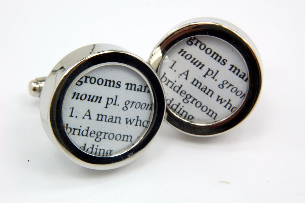 Groomsman Cufflinks  - Wedding - Cuff links - Gwen Delicious Jewelry Designs