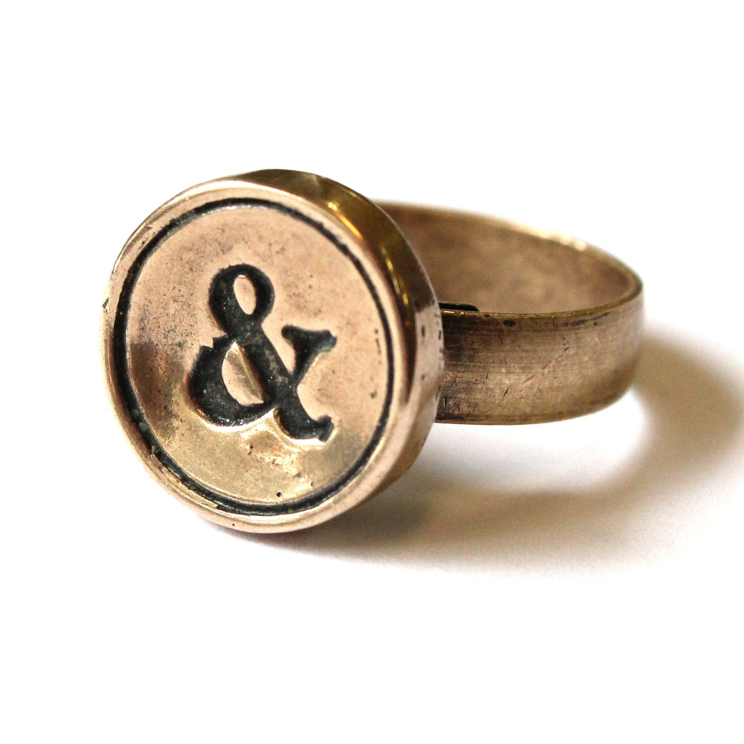 Simple Personalized Initial Ring - Gwen Delicious Jewelry Designs