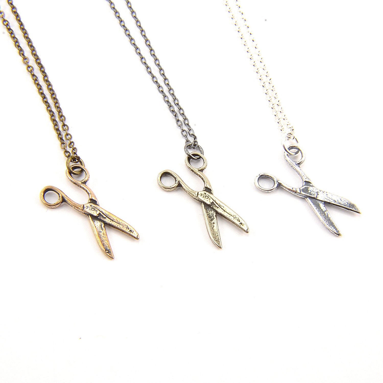 Scissors Necklace - Gwen Delicious Jewelry Designs