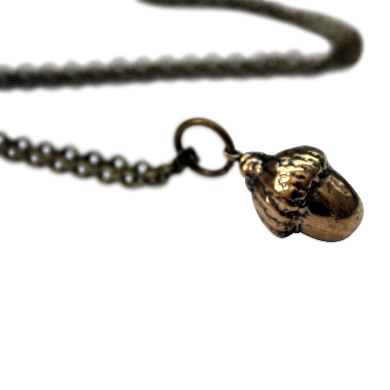 Acorn Necklace - Gwen Delicious Jewelry Designs